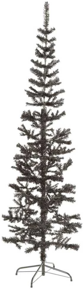 Siauria Kalėdų eglutė, juodos spalvos, 180cm