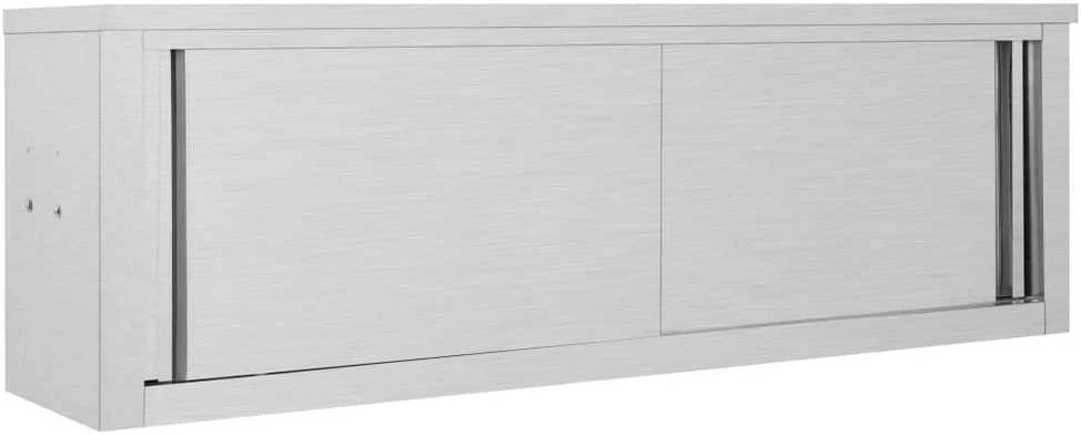 Sien. virtuv. spintelė su stumd. dur., 150x40x50cm, ner. plien.