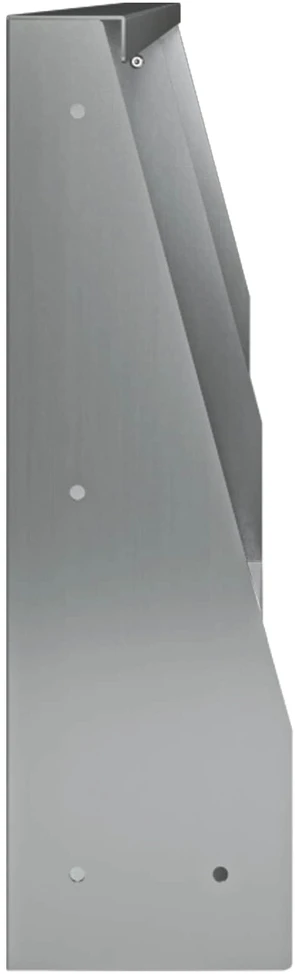 Sienelė 2 vnt. 100 x 12 x 40 cm Galvanizuotas plienas Sidabrinė