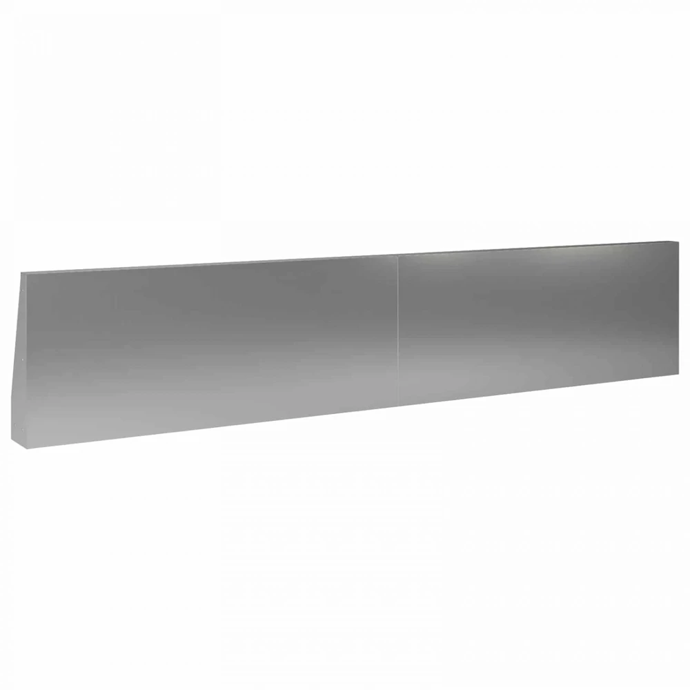 Sienelė 2 vnt. 100 x 12 x 40 cm Galvanizuotas plienas Sidabrinė