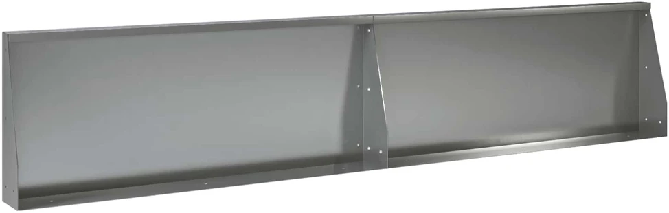 Sienelė 2 vnt. 100 x 12 x 40 cm Galvanizuotas plienas Sidabrinė