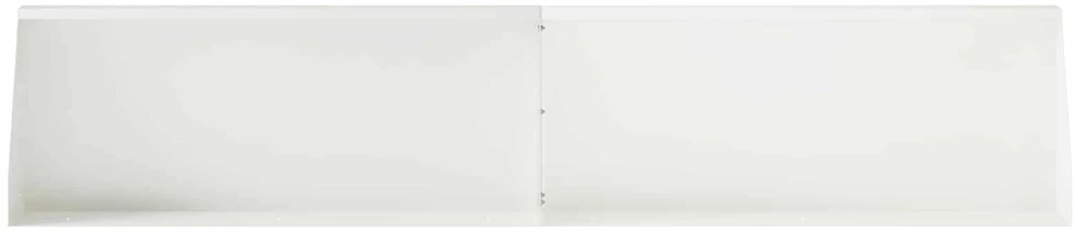 Sienelė 2 vnt. 100 x 12 x 40 cm Plienas Balta