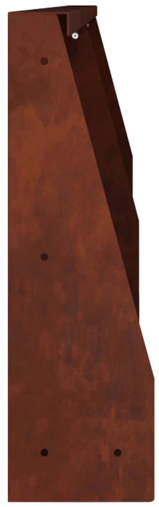 Sienelė 2 vnt. 100 x 12 x 40 cm Rūdijanti