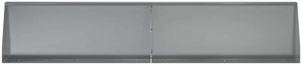 Sienelė 2 vnt. 100 x 12 x 50 cm Galvanizuotas plienas Sidabrinė