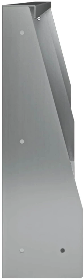 Sienelė 2 vnt. 100 x 12 x 50 cm Galvanizuotas plienas Sidabrinė