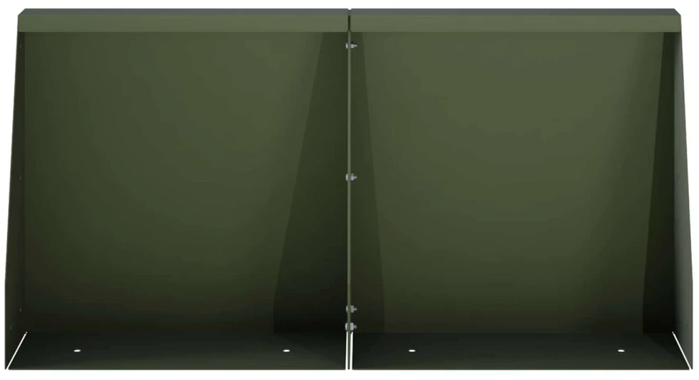 Sienelė 2 vnt. 40 x 12 x 30 cm Plienas Alyvuogių žalia