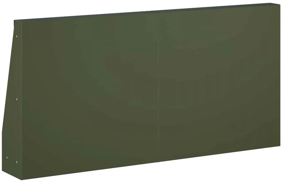 Sienelė 2 vnt. 40 x 12 x 30 cm Plienas Alyvuogių žalia