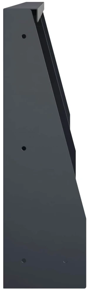 Sienelė 2 vnt. 40 x 12 x 30 cm Plienas Antracito