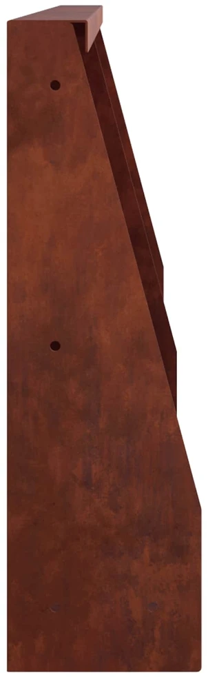 Sienelė 2 vnt. 40 x 12 x 40 cm Rūdijanti
