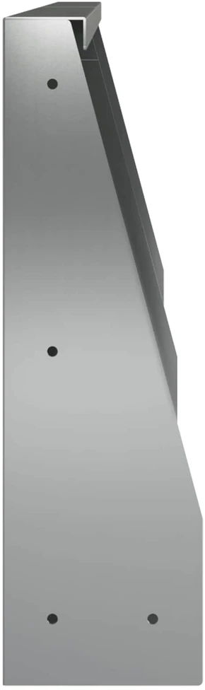 Sienelė 2 vnt. 40 x 12 x 50 cm Galvanizuotas plienas Sidabrinė