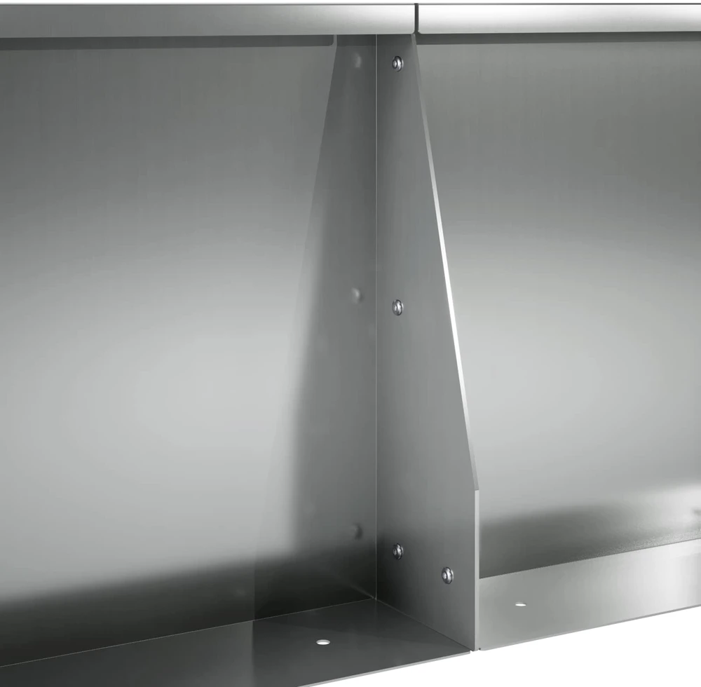 Sienelė 2 vnt. 40 x 12 x 50 cm Galvanizuotas plienas Sidabrinė