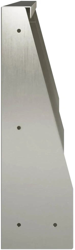 Sienelė 2 vnt. 40 x 12 x 50 cm Nerūdijantis plienas Sidabrinė