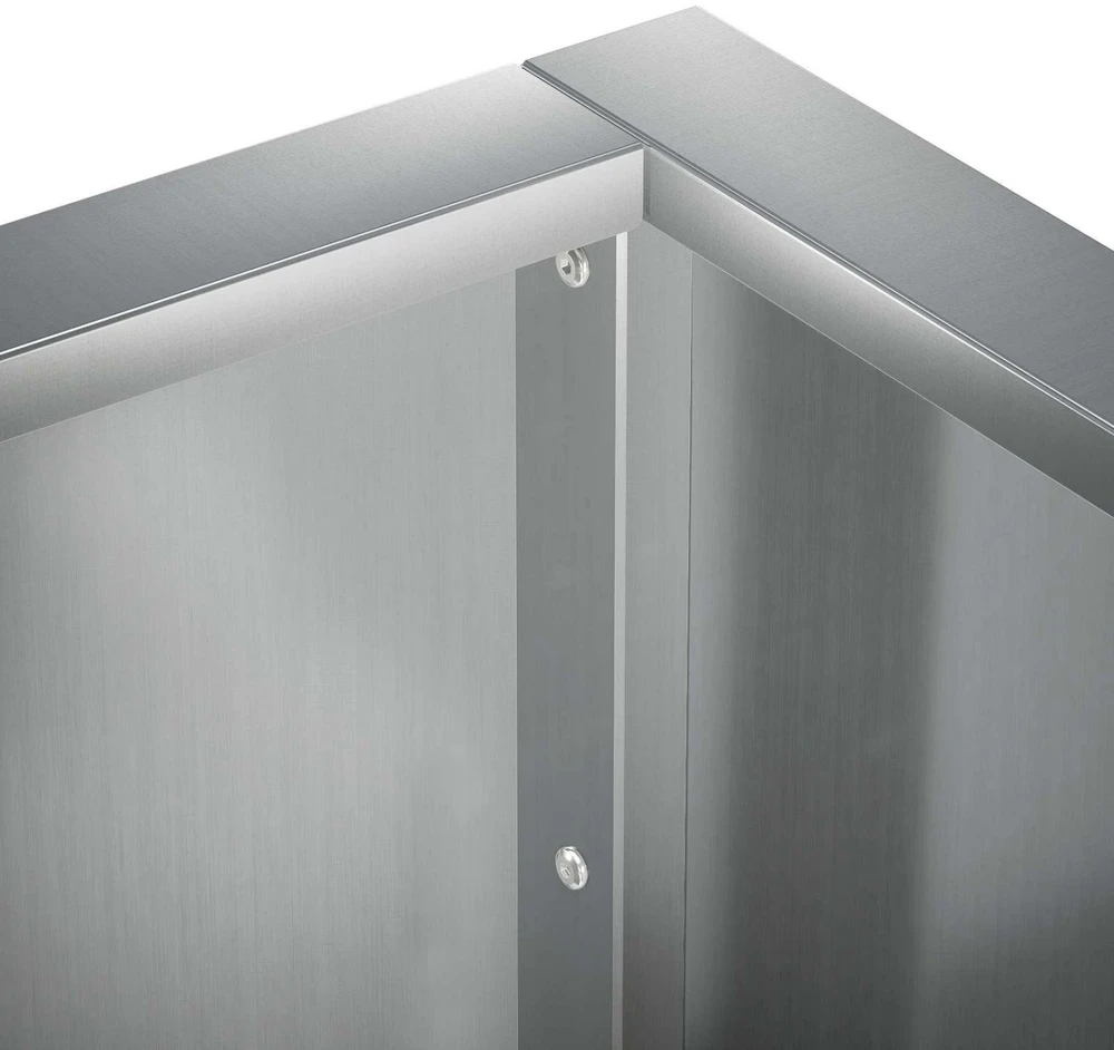 Sienelė 2 vnt. 50 x 50 x 30 cm Galvanizuotas plienas Sidabrinė