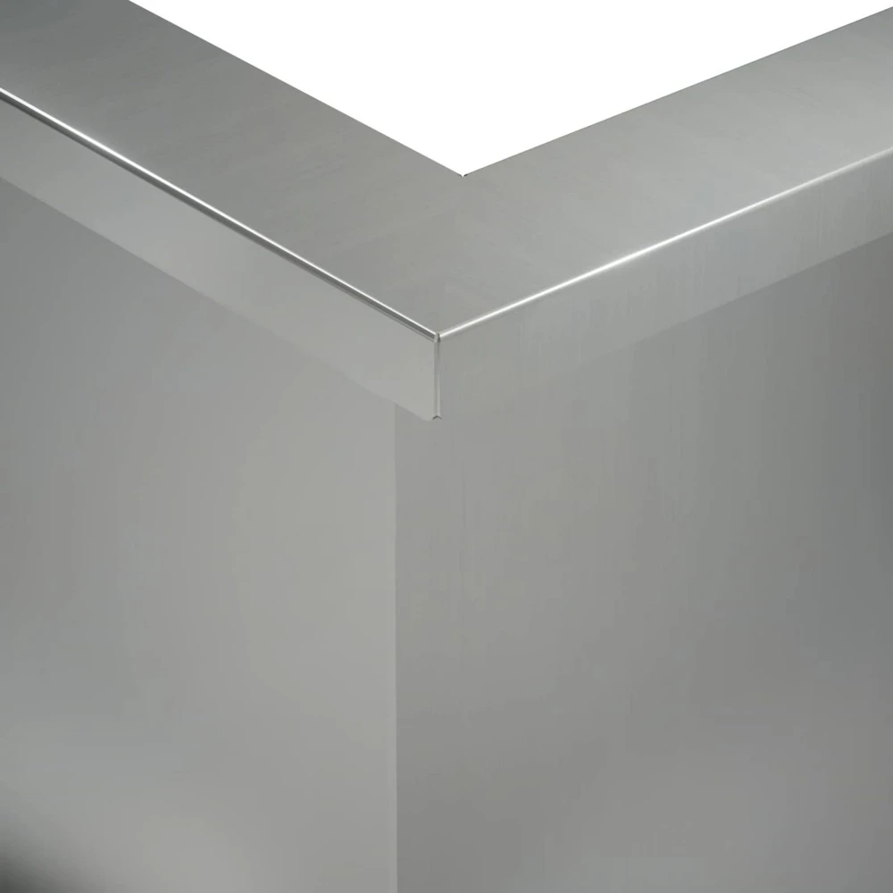 Sienelė 2 vnt. 50 x 50 x 50 cm Galvanizuotas plienas Sidabrinė