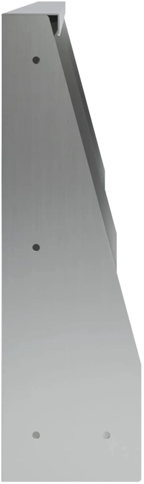 Sienelė 2 vnt. 60 x 12 x 30 cm Galvanizuotas plienas Sidabrinė