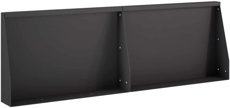 Sienelė 2 vnt. 60 x 12 x 30 cm Plienas Juoda