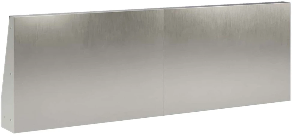 Sienelė 2 vnt. 60 x 12 x 40 cm Nerūdijantis plienas Sidabrinė