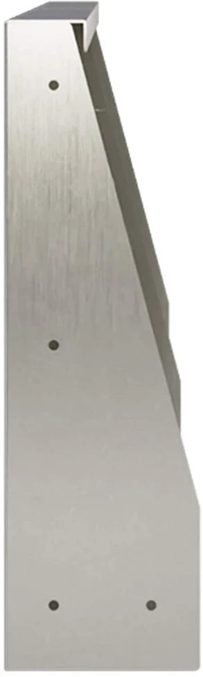 Sienelė 2 vnt. 60 x 12 x 40 cm Nerūdijantis plienas Sidabrinė