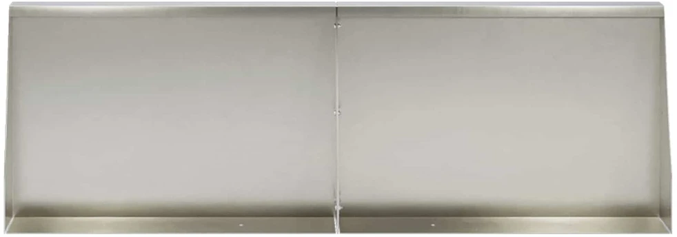Sienelė 2 vnt. 60 x 12 x 40 cm Nerūdijantis plienas Sidabrinė