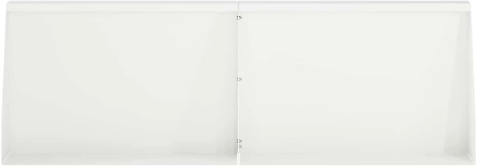 Sienelė 2 vnt. 60 x 12 x 40 cm Plienas Balta