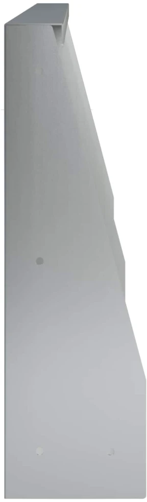 Sienelė 2 vnt. 80 x 12 x 30 cm Galvanizuotas plienas Sidabrinė