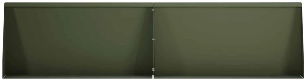 Sienelė 2 vnt. 80 x 12 x 50 cm Plienas Alyvuogių žalia