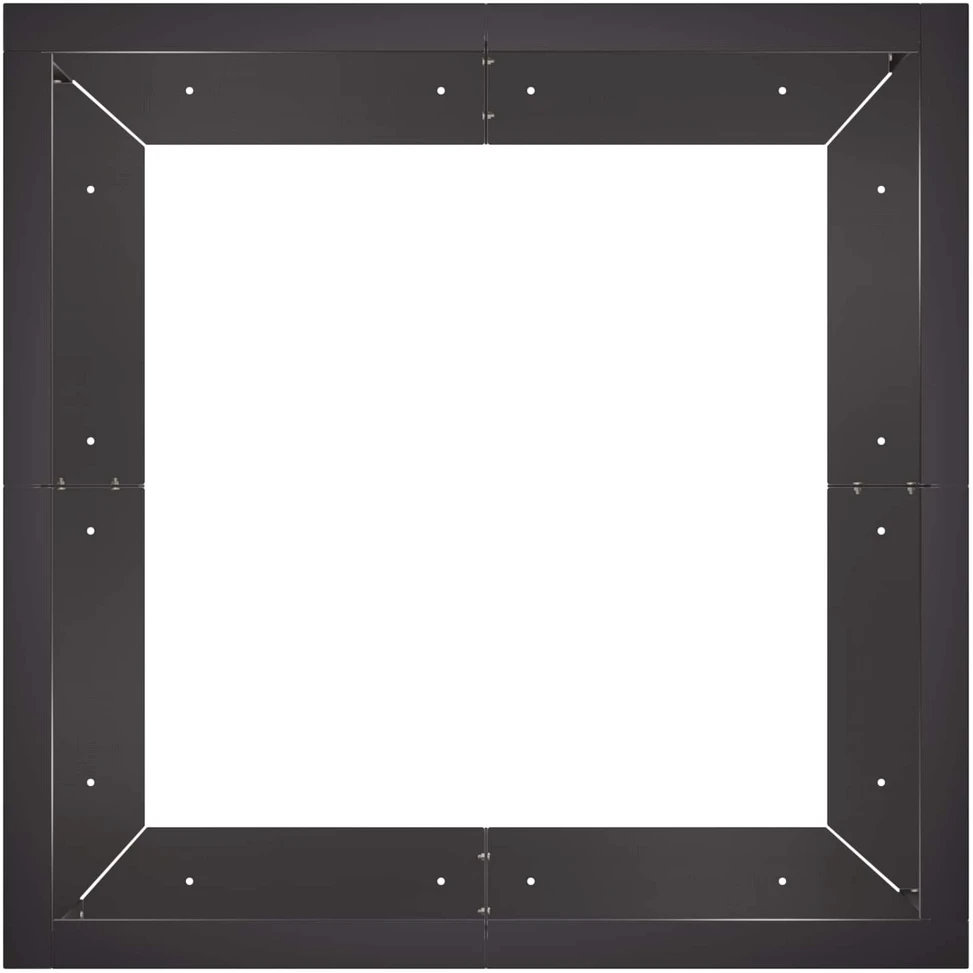 Sienelė 4 vnt. 100 x 100 x 40 cm Plienas Juoda