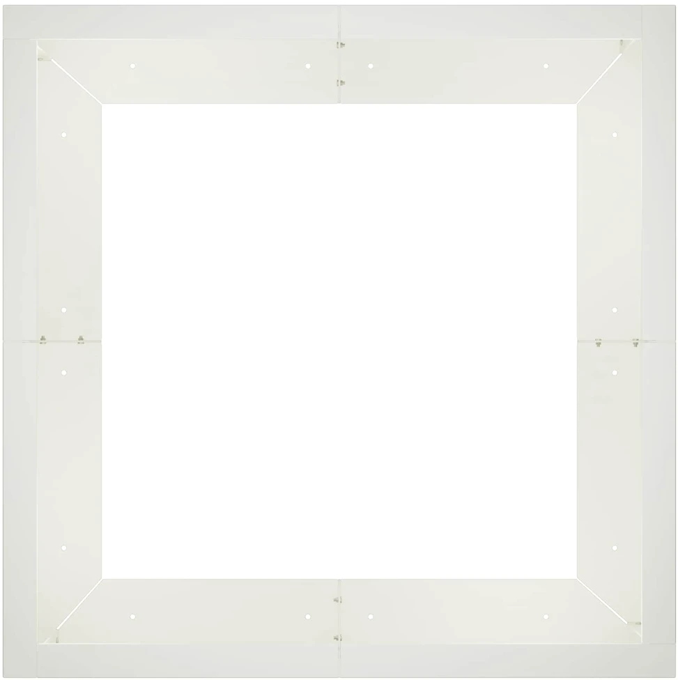 Sienelė 4 vnt. 100 x 100 x 50 cm Plienas Balta