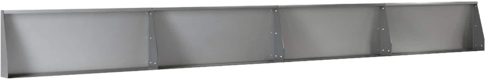 Sienelė 4 vnt. 100 x 12 x 40 cm Galvanizuotas plienas Sidabrinė