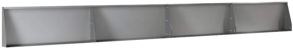 Sienelė 4 vnt. 100 x 12 x 40 cm Galvanizuotas plienas Sidabrinė