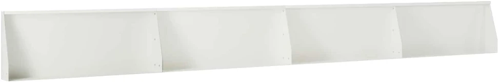 Sienelė 4 vnt. 100 x 12 x 50 cm Plienas Balta