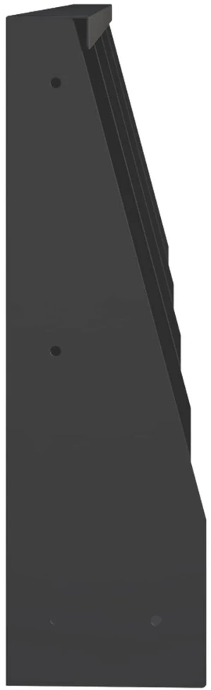 Sienelė 4 vnt. 40 x 12 x 30 cm Plienas Juoda