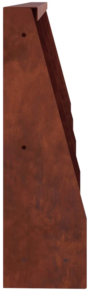 Sienelė 4 vnt. 40 x 12 x 30 cm Rūdijanti
