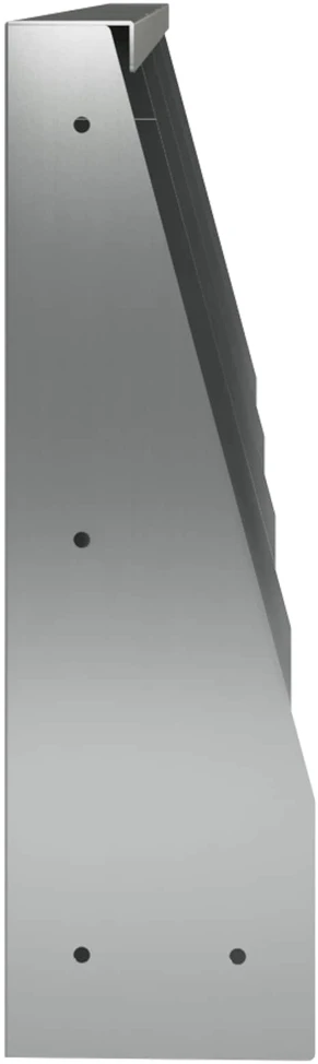 Sienelė 4 vnt. 40 x 12 x 40 cm Galvanizuotas plienas Sidabrinė