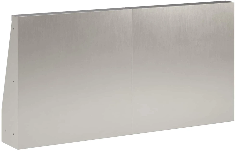 Sienelė 4 vnt. 40 x 12 x 40 cm Nerūdijantis plienas Sidabrinė