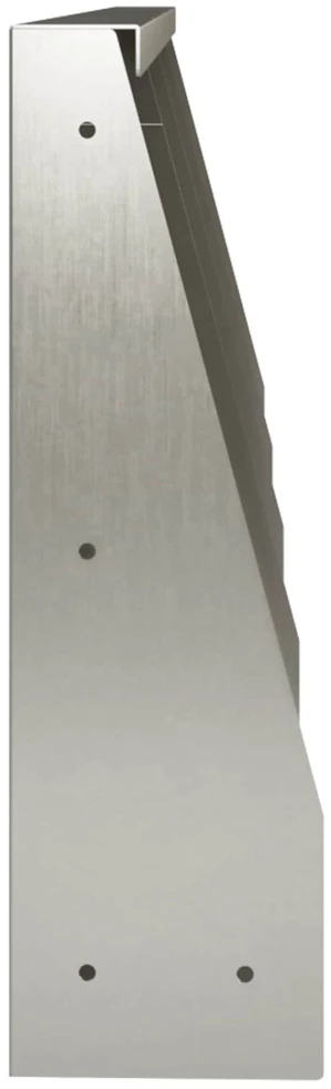 Sienelė 4 vnt. 40 x 12 x 40 cm Nerūdijantis plienas Sidabrinė