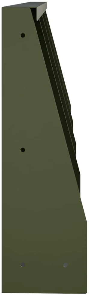 Sienelė 4 vnt. 40 x 12 x 40 cm Plienas Alyvuogių žalia