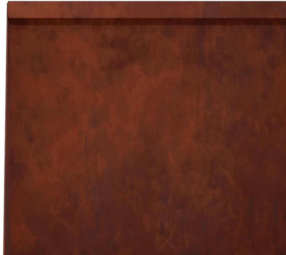 Sienelė 4 vnt. 40 x 12 x 40 cm Rūdijanti