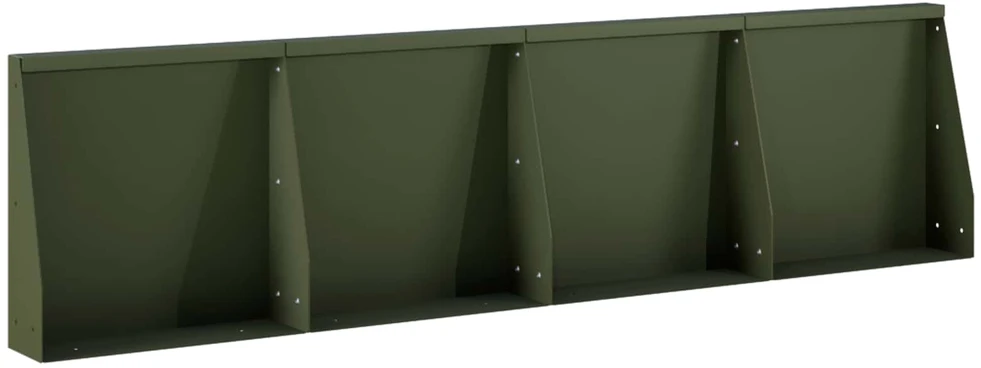 Sienelė 4 vnt. 40 x 12 x 50 cm Plienas Alyvuogių žalia