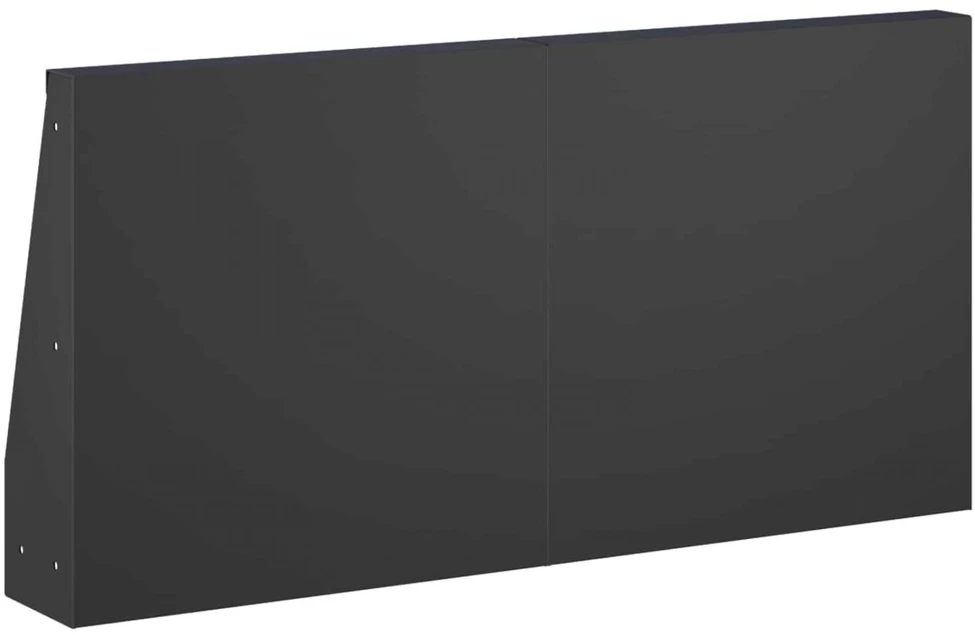 Sienelė 4 vnt. 40 x 12 x 50 cm Plienas Juoda