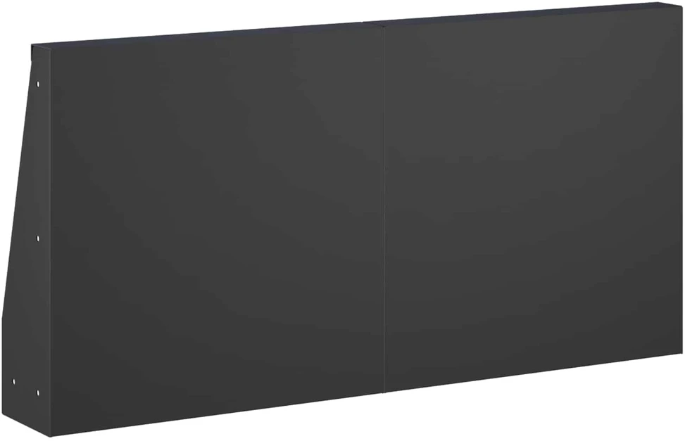 Sienelė 4 vnt. 40 x 12 x 50 cm Plienas Juoda