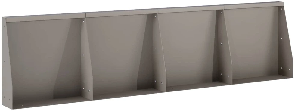 Sienelė 4 vnt. 40 x 12 x 50 cm Rūdijanti