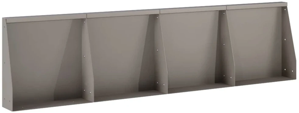 Sienelė 4 vnt. 40 x 12 x 50 cm Rūdijanti