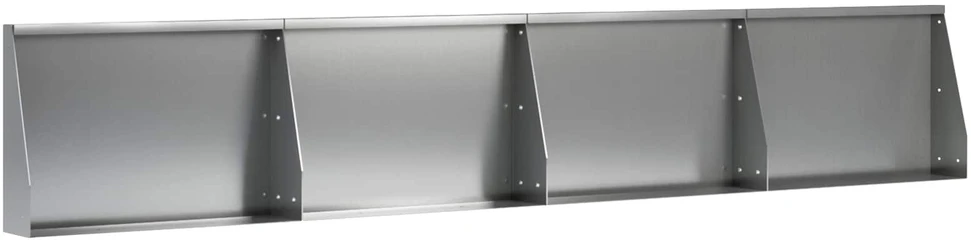 Sienelė 4 vnt. 60 x 12 x 30 cm Galvanizuotas plienas Sidabrinė