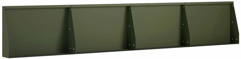 Sienelė 4 vnt. 60 x 12 x 30 cm Plienas Alyvuogių žalia