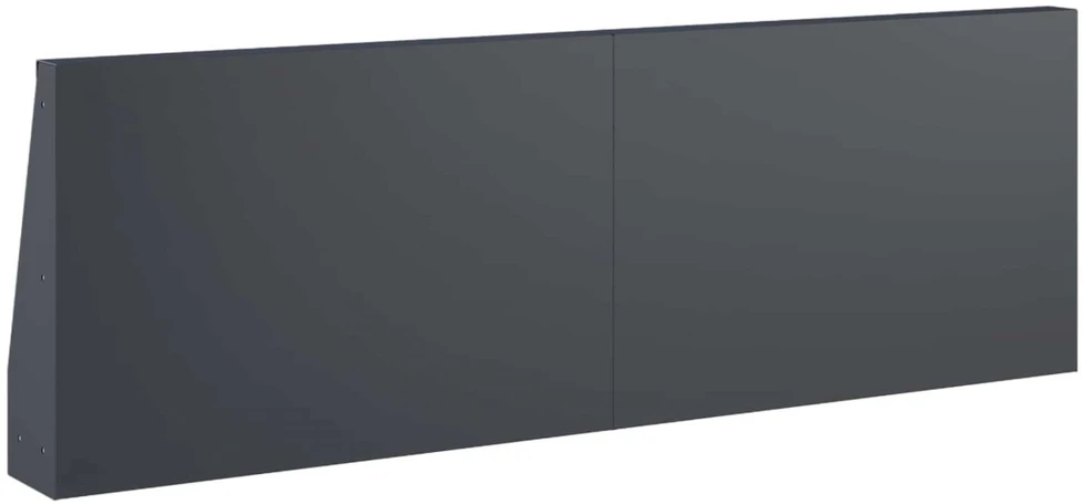 Sienelė 4 vnt. 60 x 12 x 30 cm Plienas Antracito