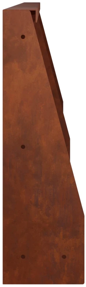 Sienelė 4 vnt. 60 x 12 x 30 cm Rūdijanti