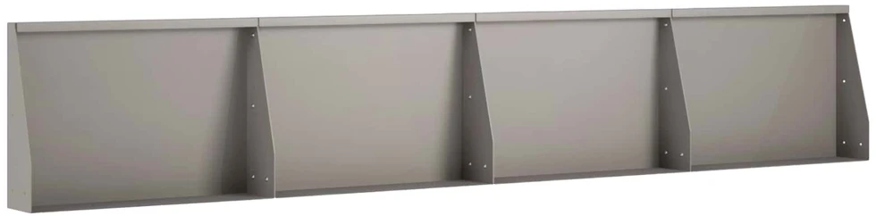 Sienelė 4 vnt. 60 x 12 x 30 cm Rūdijanti