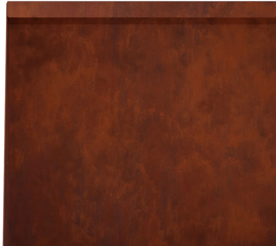 Sienelė 4 vnt. 60 x 12 x 30 cm Rūdijanti