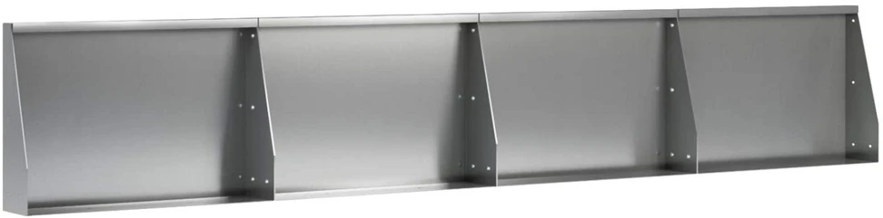 Sienelė 4 vnt. 60 x 12 x 40 cm Galvanizuotas plienas Sidabrinė